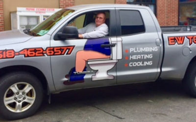 Honk at Howie when you see our “Toilet Truck”